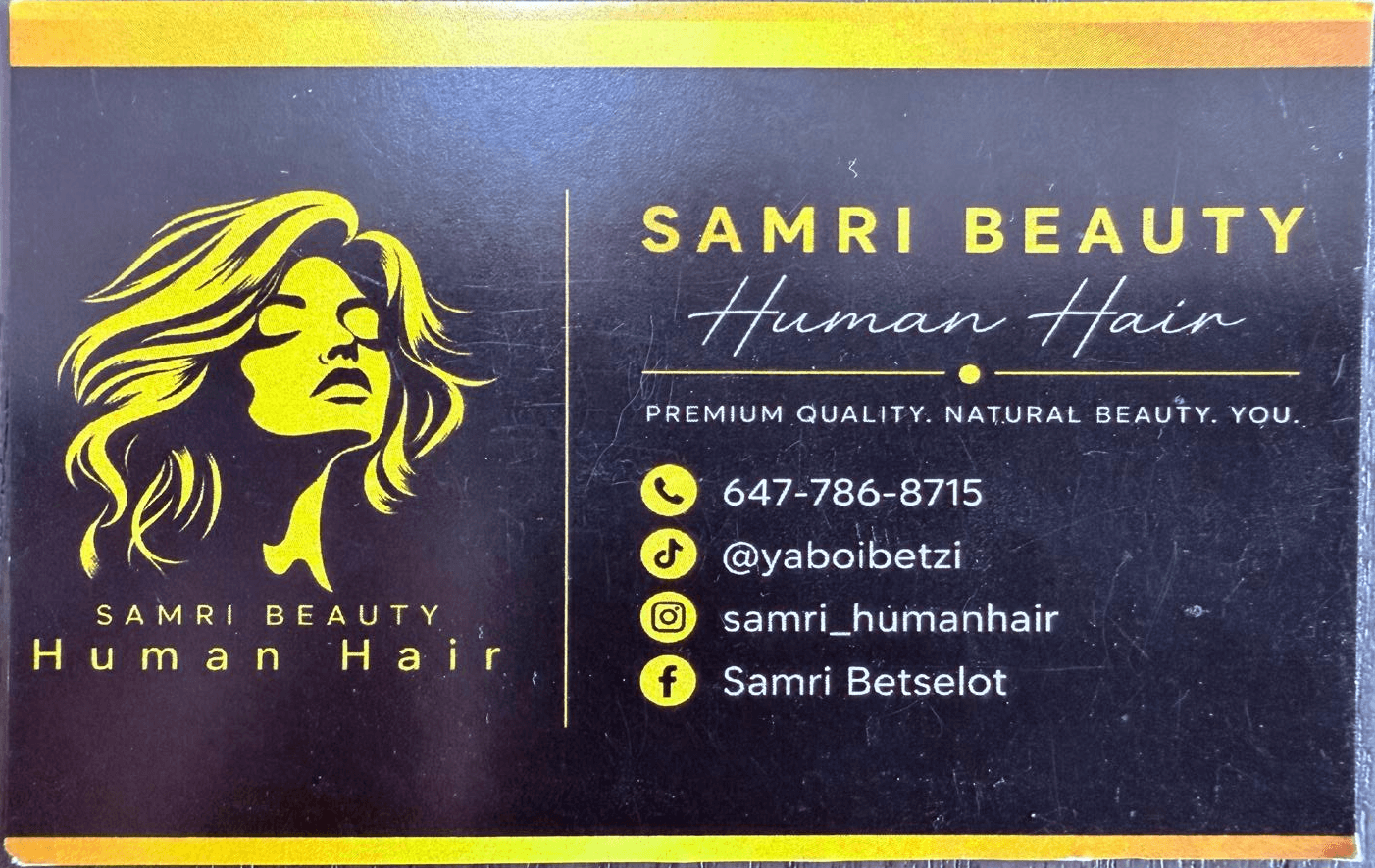 Samri Beauty Human Hair logo